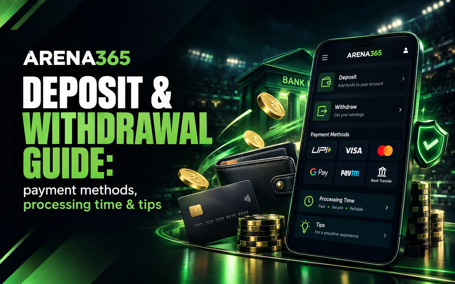 deposit & withdrawal