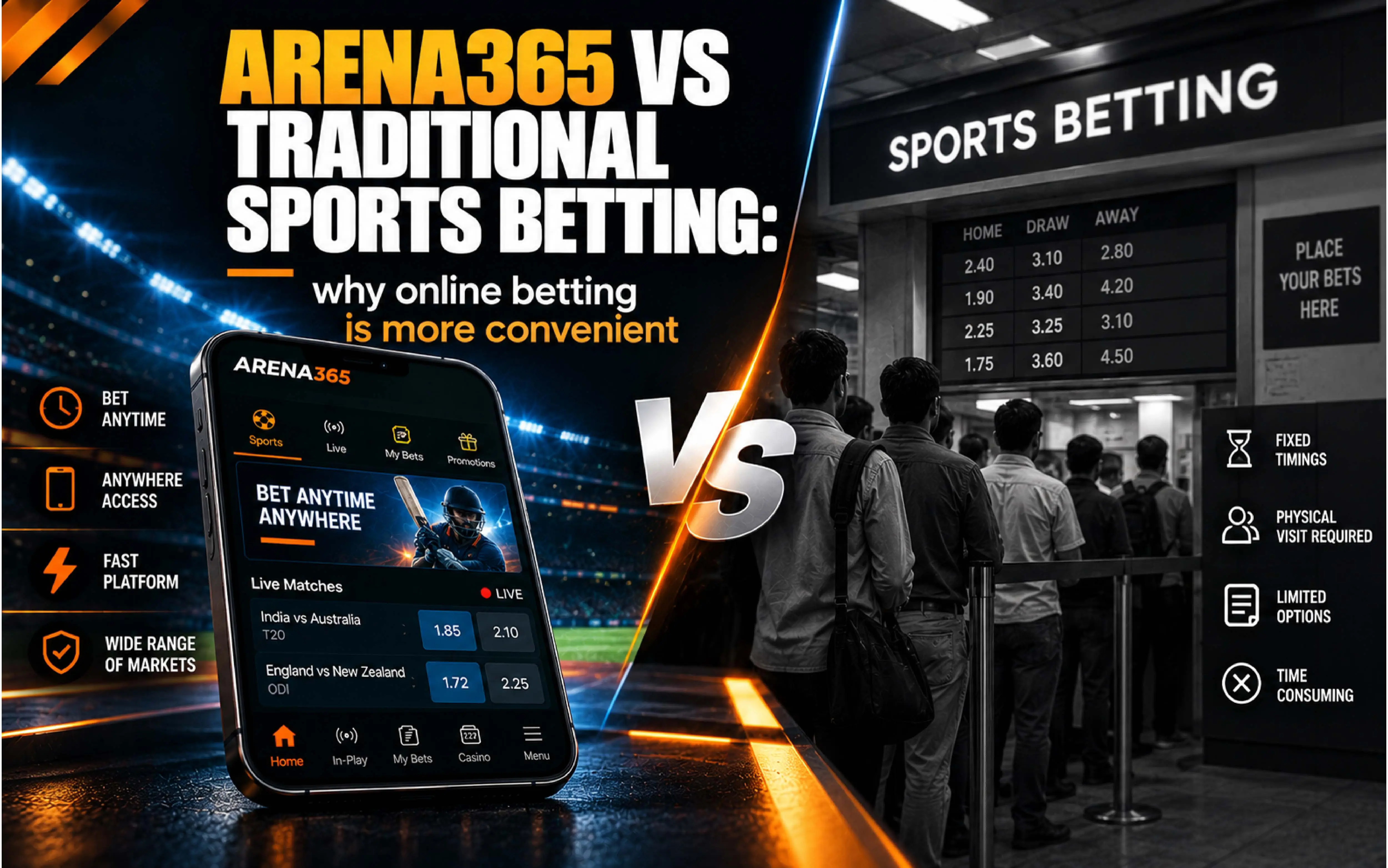 Online Betting vs Traditional Betting