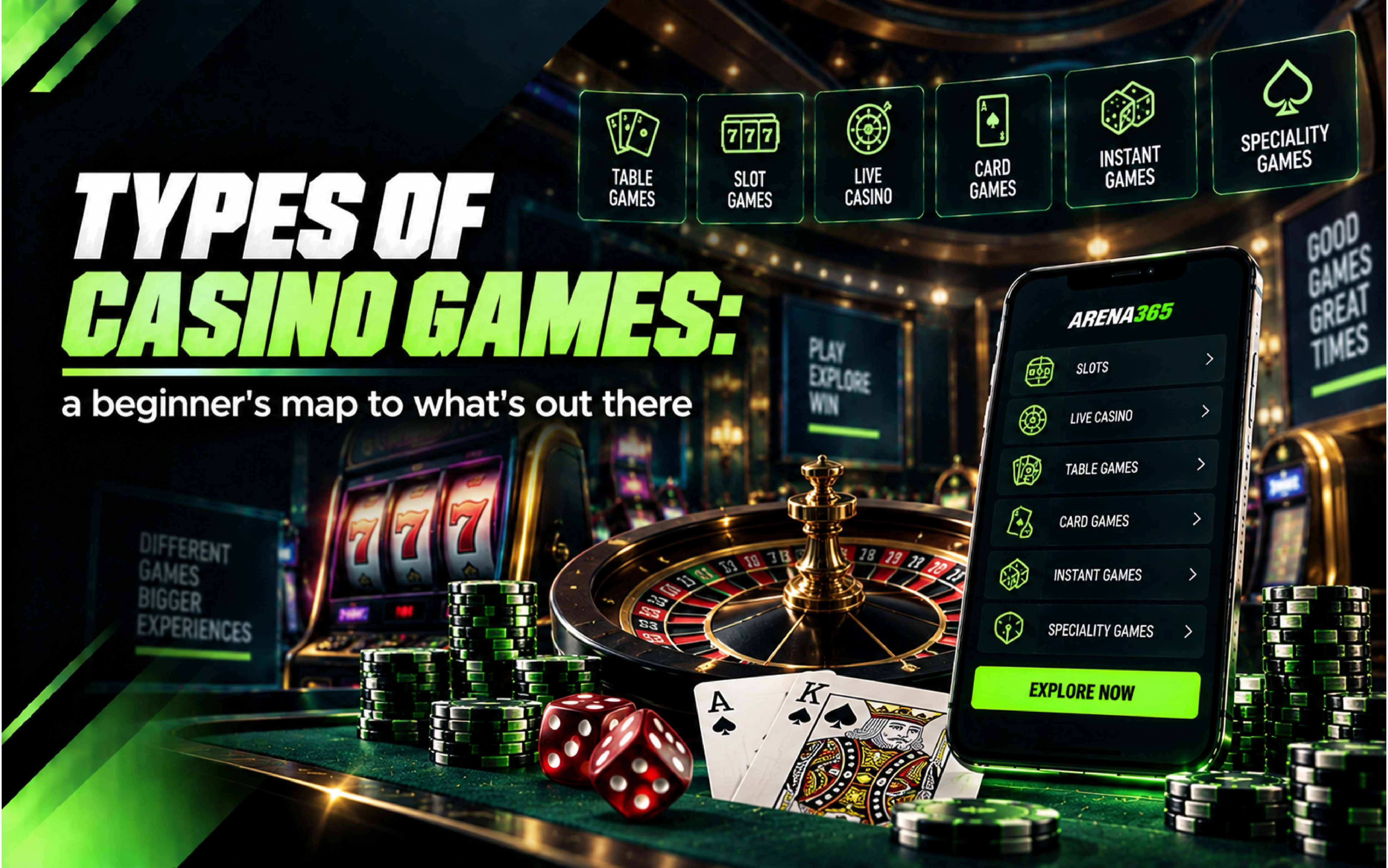 types of casino games